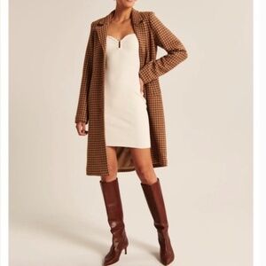 Abercrombie Long Sleeve Hardware Mini Sweater Dress Size Medium